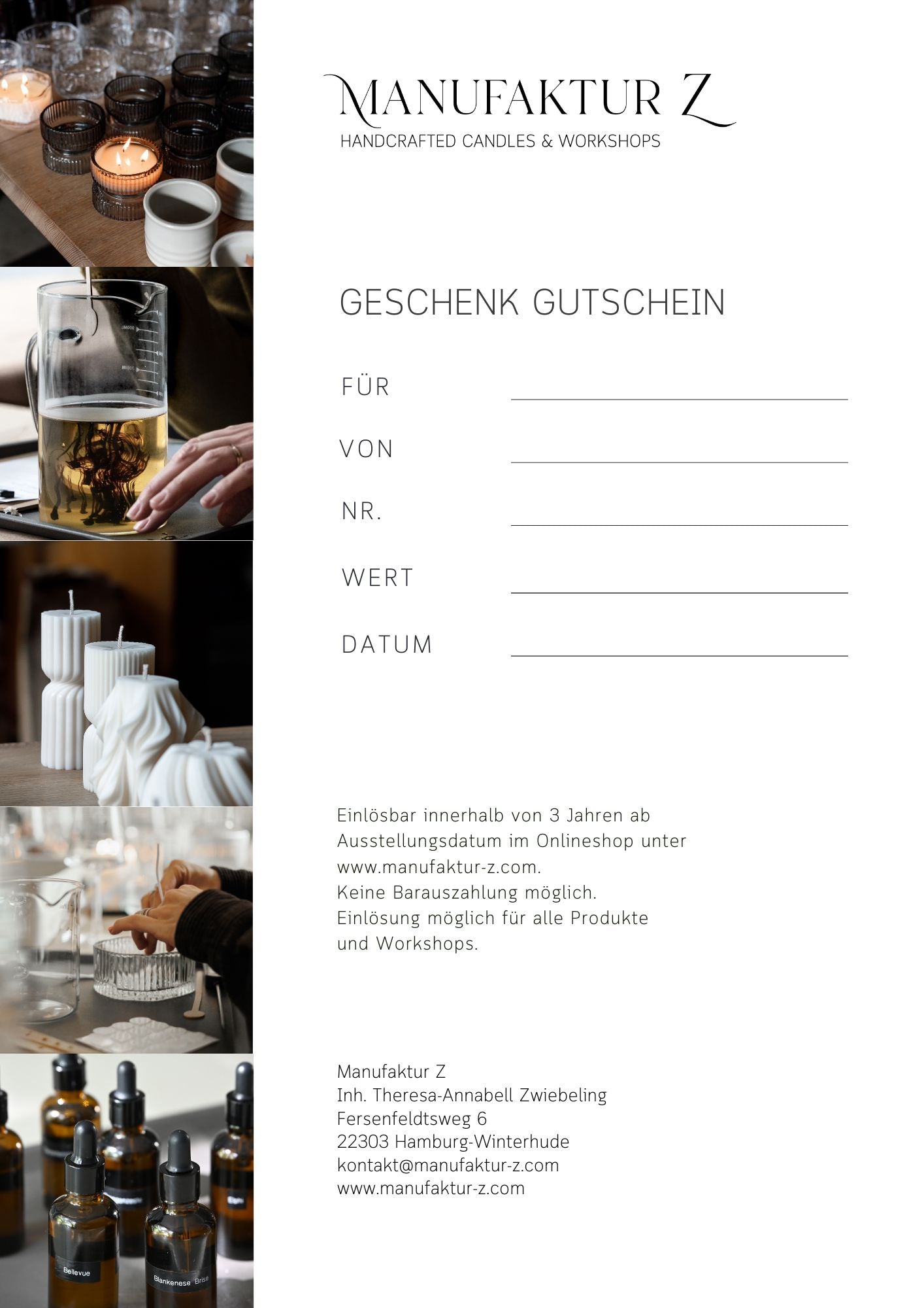 Geschenk Gutschein